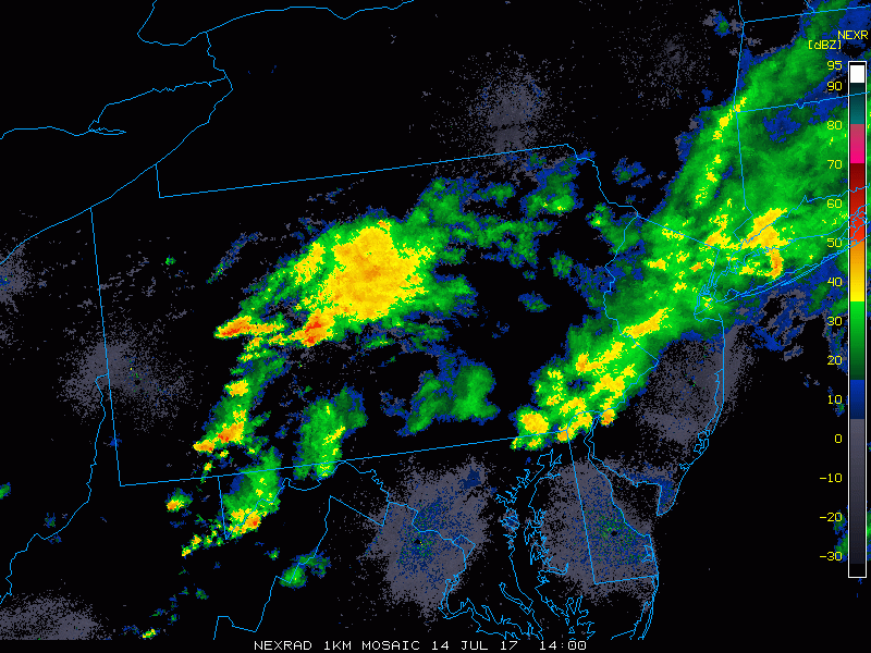 12:30 PM | **Heavy rain and possible strong-to-severe thunderstorms**