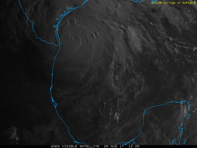 1:00 PM | **Hurricane Harvey closes in on southeast Texas…tremendous rainfall amounts expected over a several day period…second tropical system to ride up along Southeast US coastline**