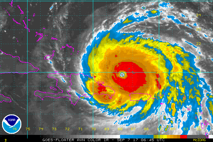 10:40 AM | **Irma continues to track towards the Florida Straits as a very dangerous hurricane**