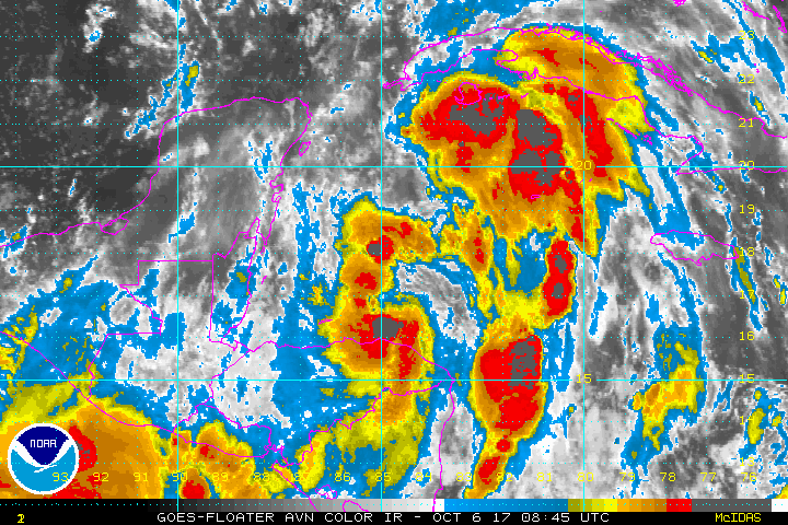 12:30 PM | *Nate likely to strike LA/MS border region on Saturday night as a hurricane…significant rain likely in much of eastern US from remains of Nate*