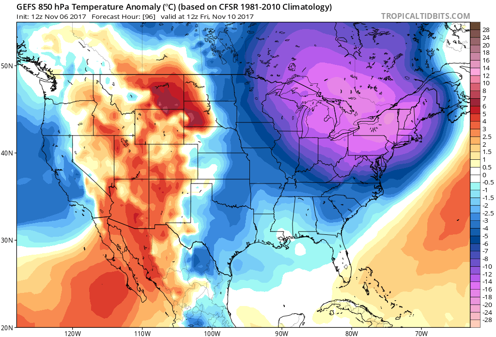 3:05 PM | *Snowflakes not far away late tomorrow…intense cold blast for Friday/Saturday*