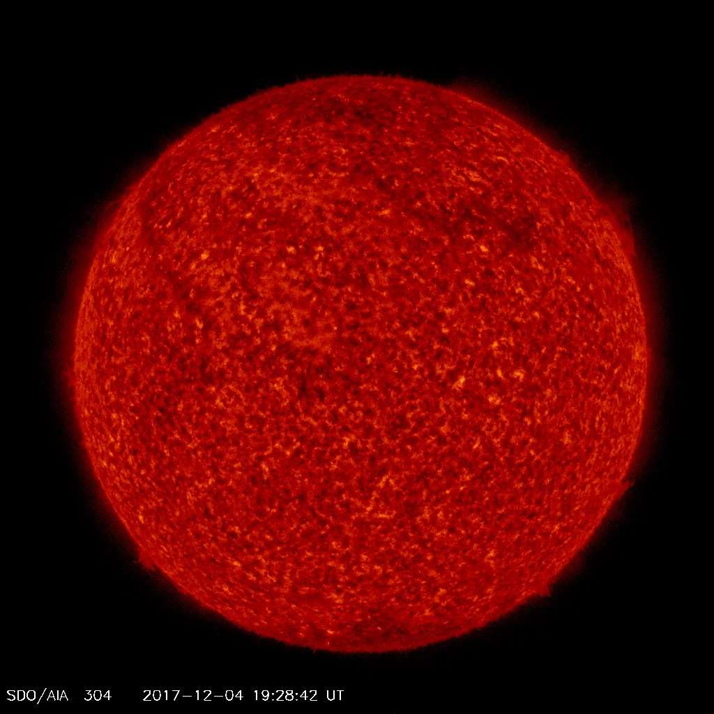 The latest image of the sun and for the 90th day in 2017, it is spotless. Image courtesy NASA, spaceweather.com