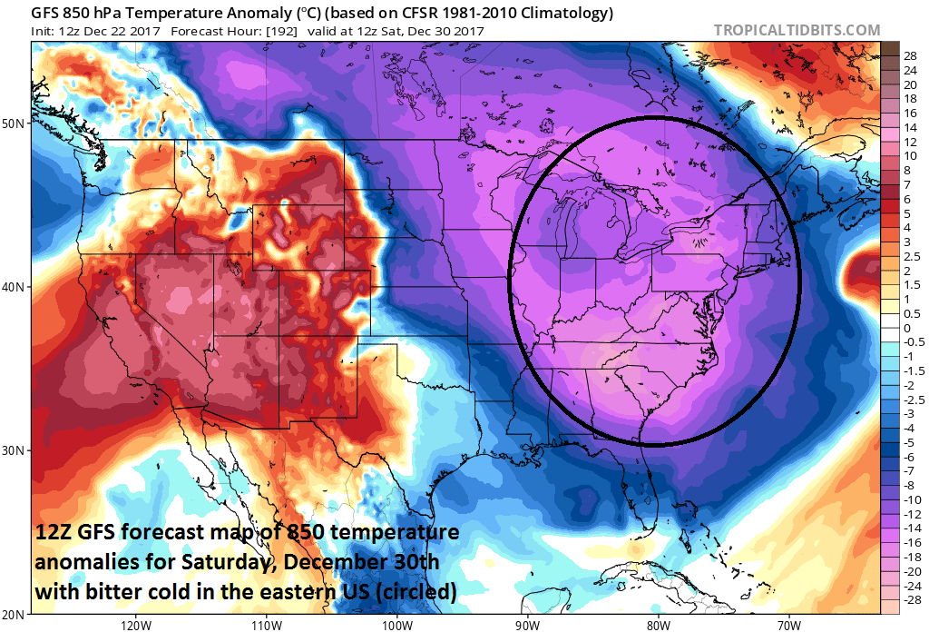 Friday 11:45 AM | **Chance continues for a touch of snow Sunday night/early Monday; primarily, north of the PA/MD border…big snow threat at the end of next week which may be followed by bitter cold**