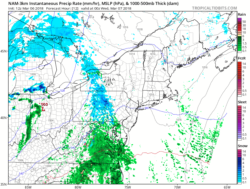 12:55 PM | *****Heaviest snow on Wednesday to occur north and west of the metro regions…mixing in the big cities will limit accumulations somewhat in those spots*****