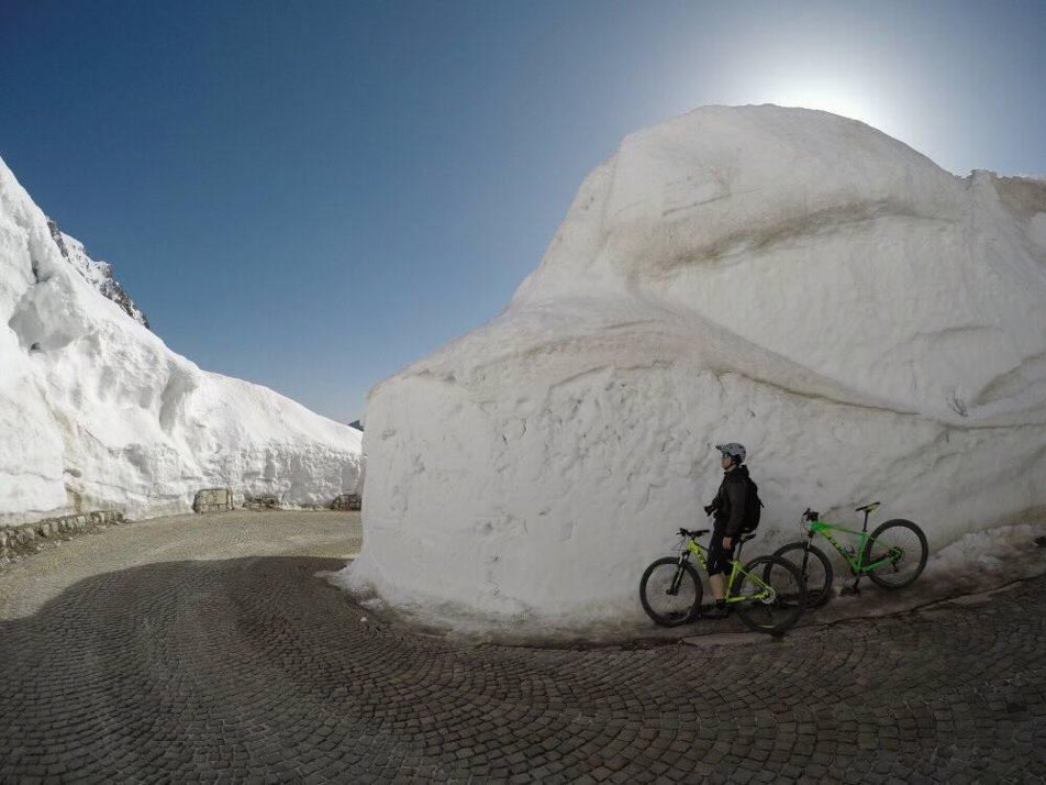 Snow in the Alps