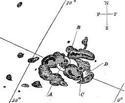 Sunspots sketched by Richard Carrington on Sept. 1, 1859. Copyright: Royal Astronomical Society
