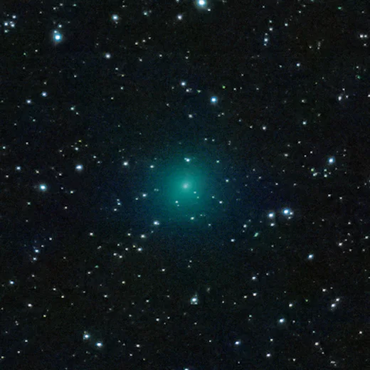 Yasushi Aoshima of Ishikawa, Japan, took this picture using a 12-inch telescope in mid-October; credit spaceweather.com