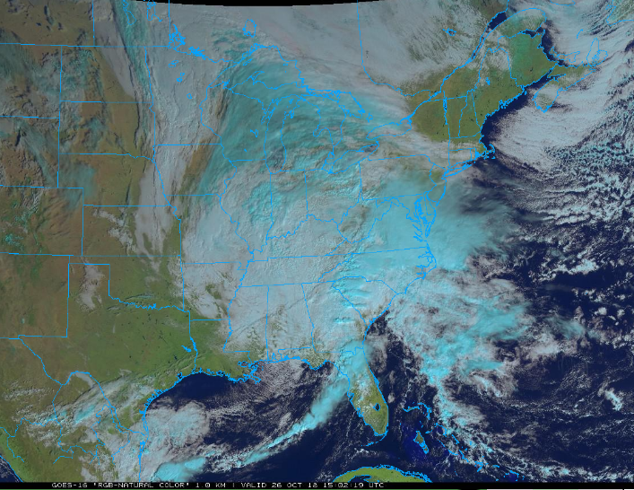 11:45 AM | *East coast storm to produce heavy rain and strong winds in the Mid-Atlantic region and frozen precipitation across interior, higher elevation locations of the Northeast US*