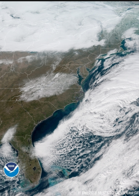 Deep snow pack in North Carolina/Virginia