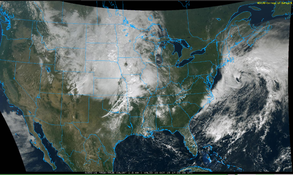 1:45 PM | *Dramatic temperature drops out west with unusual early season cold and accumulating snow…powerful Atlantic storm pounding away at southern New England*
