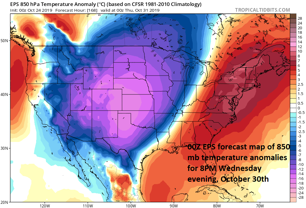 11:00 AM | *Snow later today in the Texas Panhandle…tropical troubles resulting in significant rainfall from the Gulf to Ohio Valley…widespread cold next week*
