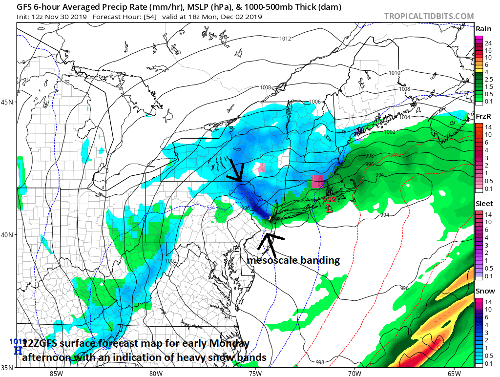 12:30 PM (Saturday) | ***Long duration winter weather event...sleet/freezing rain on the front end...accumulating snow on the back end...mesoscale heavy snow bands likely in some spots on Monday***