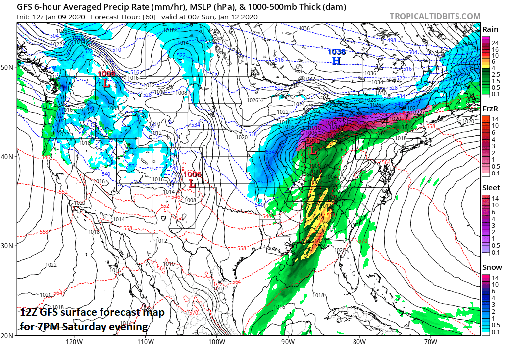 3:00 PM (Thursday) | *Major storm to impact the central and eastern US next few days…hazards to include heavy rain/severe weather in the warm sector...significant snow/ice on the cold side*