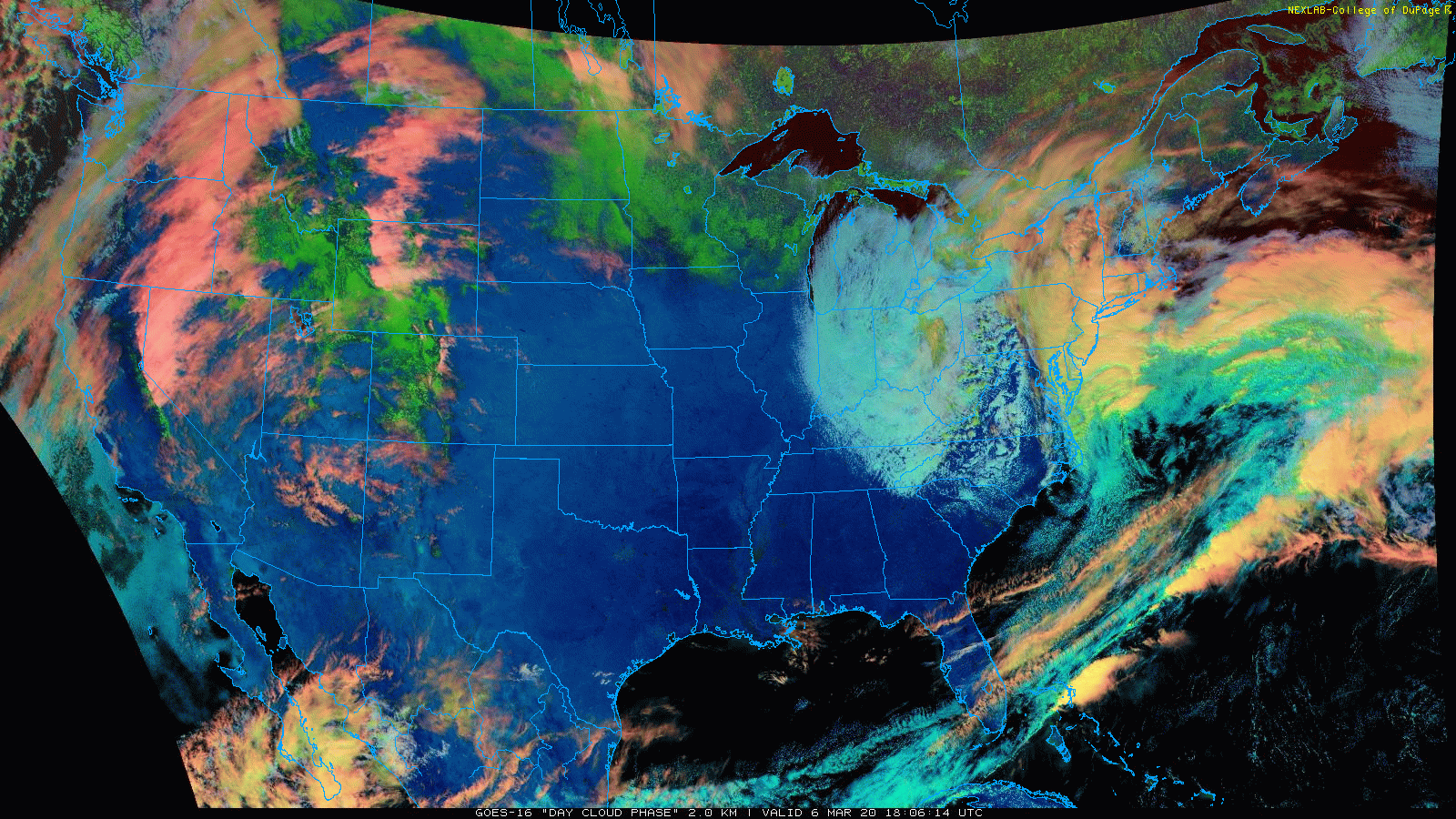 2:45 PM (Friday) | **Explosive intensification of an ocean storm about to take place…rain showers today…rain and/or snow showers tonight in the Mid-Atlantic**