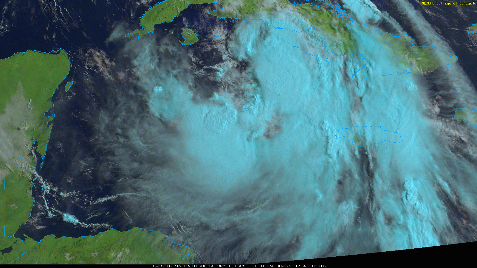 11:15 AM (Mon.) | *Marco weakens as it nears central Gulf coast…Laura to intensify once over the Gulf of Mexico – possibly to “major” hurricane status…likely approaches TX/LA late Wednesday*