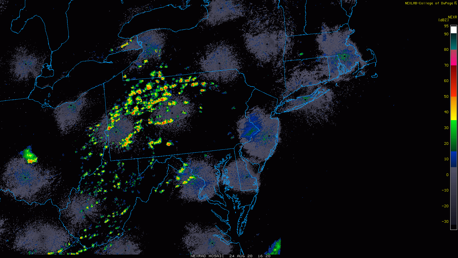 1:30 PM  (Monday) | *Strong-to-severe thunderstorms a threat in the Mid-Atlantic region from this afternoon into mid-week*