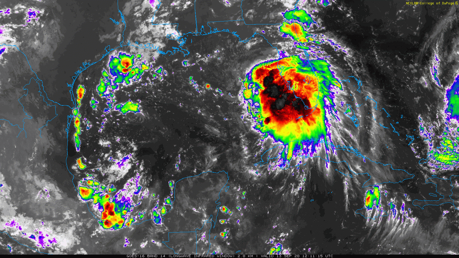 9:15 AM (Sunday) | *Tropical Storm Sally may reach hurricane status, slow down, and produce substantial rainfall amounts for the northern Gulf coast region from Southeast LA to the Florida Panhandle*