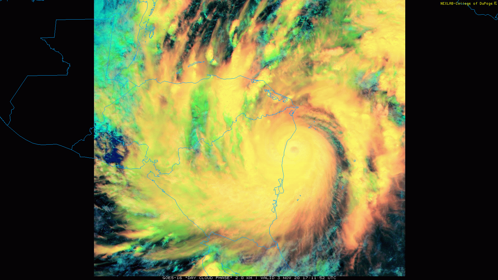 12:30 PM (Tues.) | *Hurricane Eta inches closer to Nicaragua…to pound Central America with tremendous rainfall amounts…threat from Eta likely shifts to Cuba, southern Florida later this weekend*