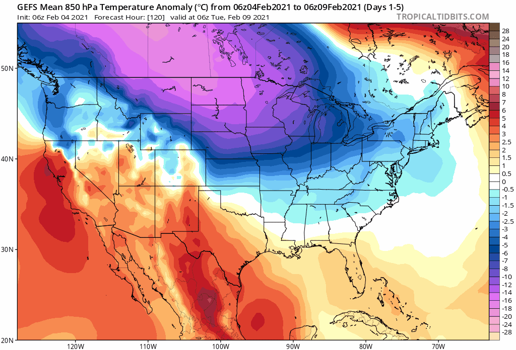 12:20 PM (Thursday) | ***A wintry mess possible late tonight/early Friday...late weekend storm threat for the Mid-Atlantic region…cold pattern locks in for much of the nation by later next week***