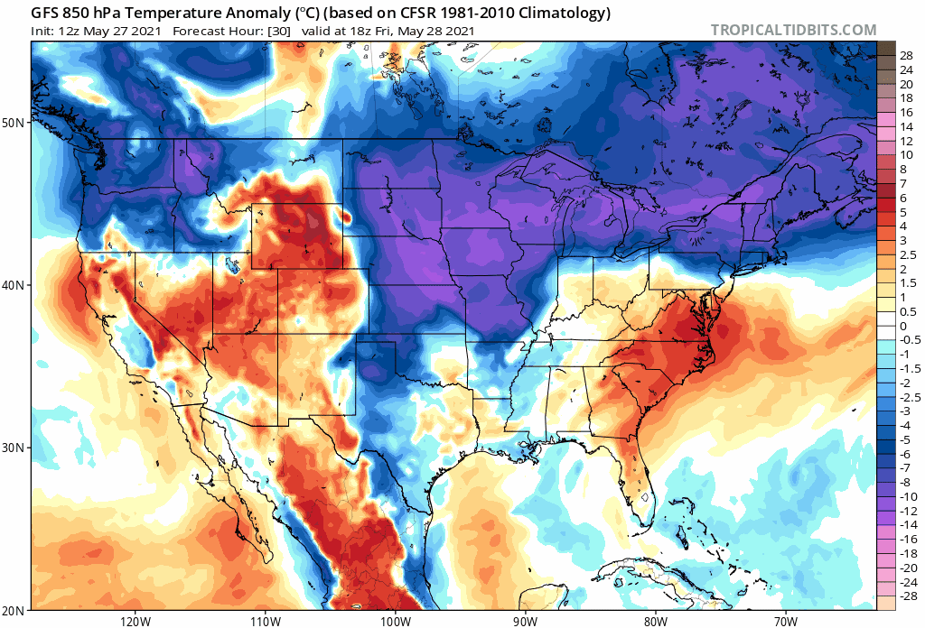 2:00 PM | *It may not be the best timing, but a beneficial soaking rain event will begin what will turn out to be a very chilly Memorial Day weekend…best weather day quite likely to be Monday*