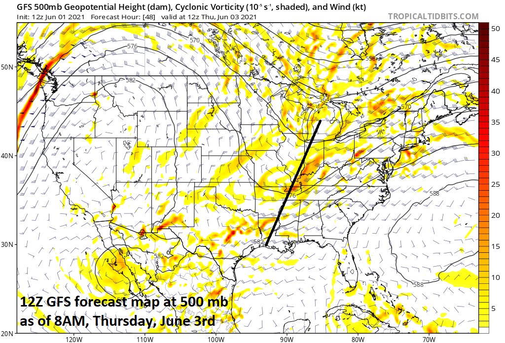 12:30 PM (Tuesday) | *Downpours/strong-to-severe storms on the table for Thursday/Thursday night in the Mid-Atlantic region*