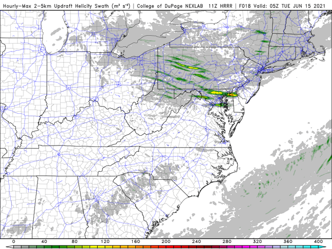 2:00 PM (Monday) | ***Strong-to-severe thunderstorm threat in the entire DC-to-Philly-to-NYC corridor through late tonight***