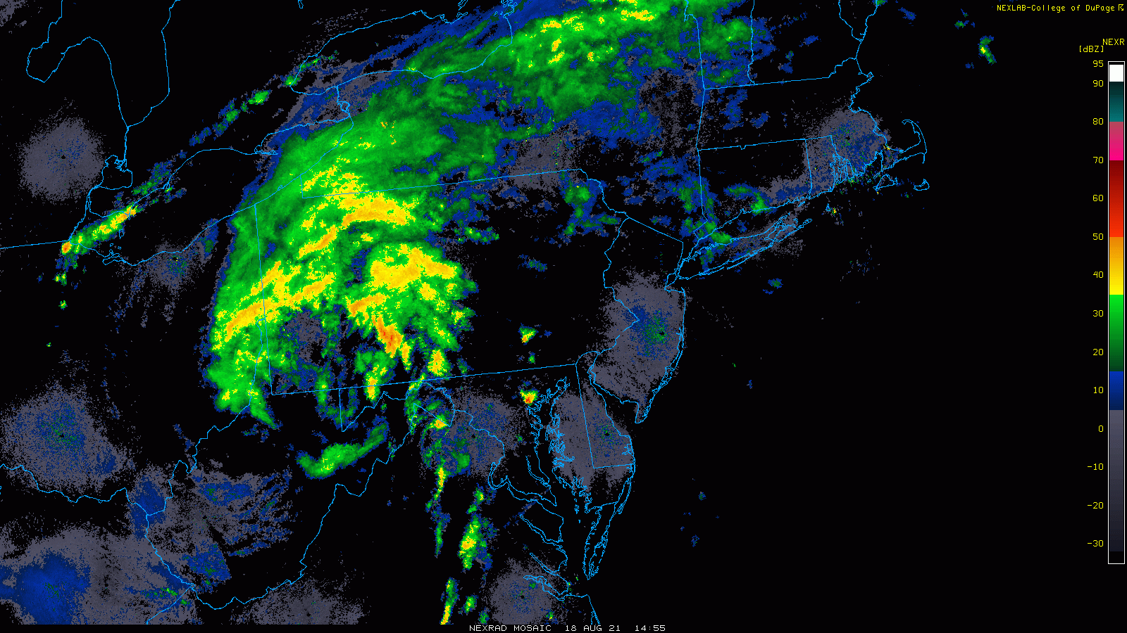 11:50 AM | ***Showers/storms from remnants of “Fred”…any storm can be severe with isolated tornadoes a threat…TS “Henri” needs to be closely monitored by coastal residents of Northeast US***