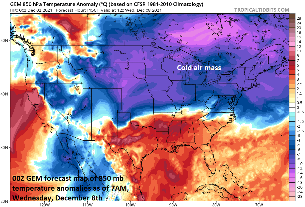 10:15 AM | **Active weather pattern next week…strong cold front early…mid-week system threatens Mid-Atlantic/NE US with snow/ice**