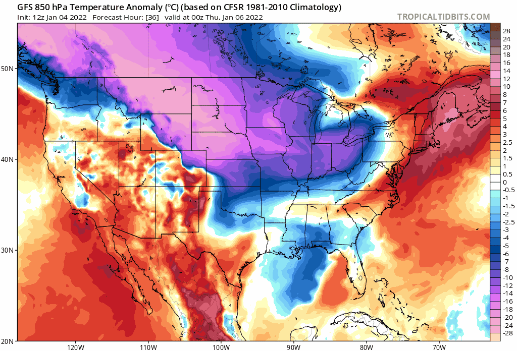 10:55 AM | ***Next snow threat for the Mid-Atlantic comes on Thursday night/early Friday…impressive cold blasts on the horizon...one to accompany the late week system and another early next week***