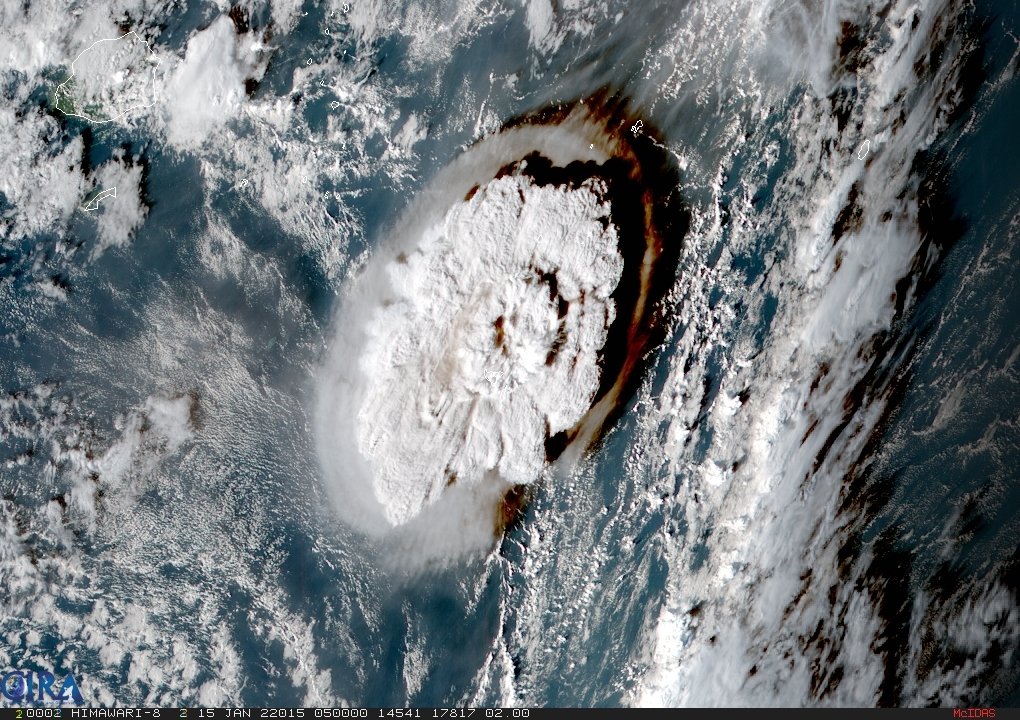 Tonga volcanic eruption