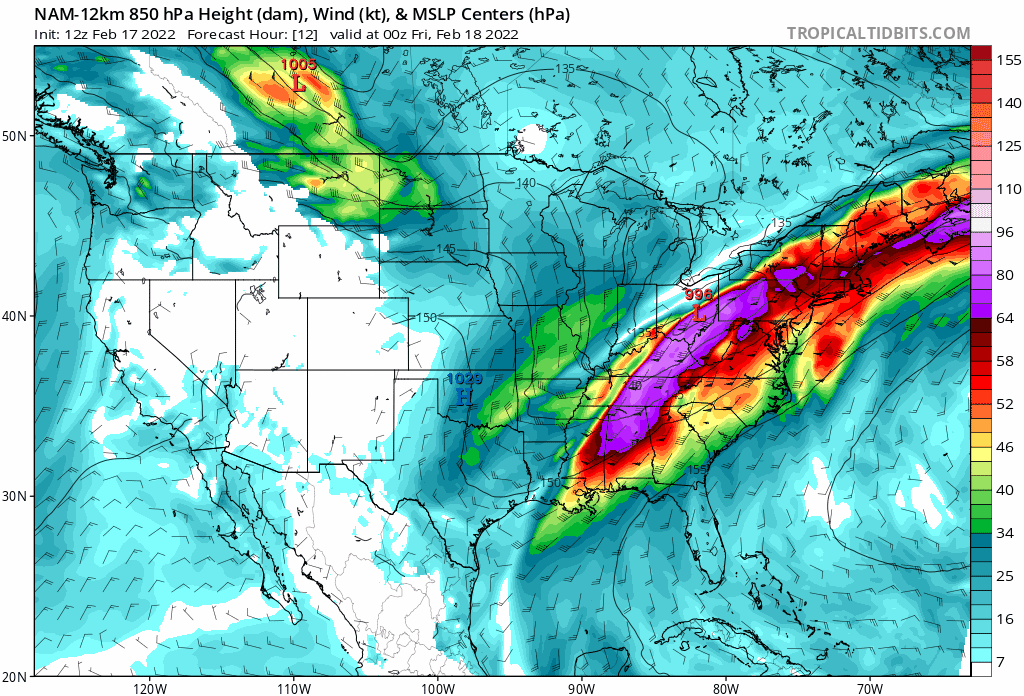 11:15 AM | ***Powerful winds late tonight into early Friday associated with the arrival and passage of a strong cold front…strong winds return on Saturday with follow-up system***