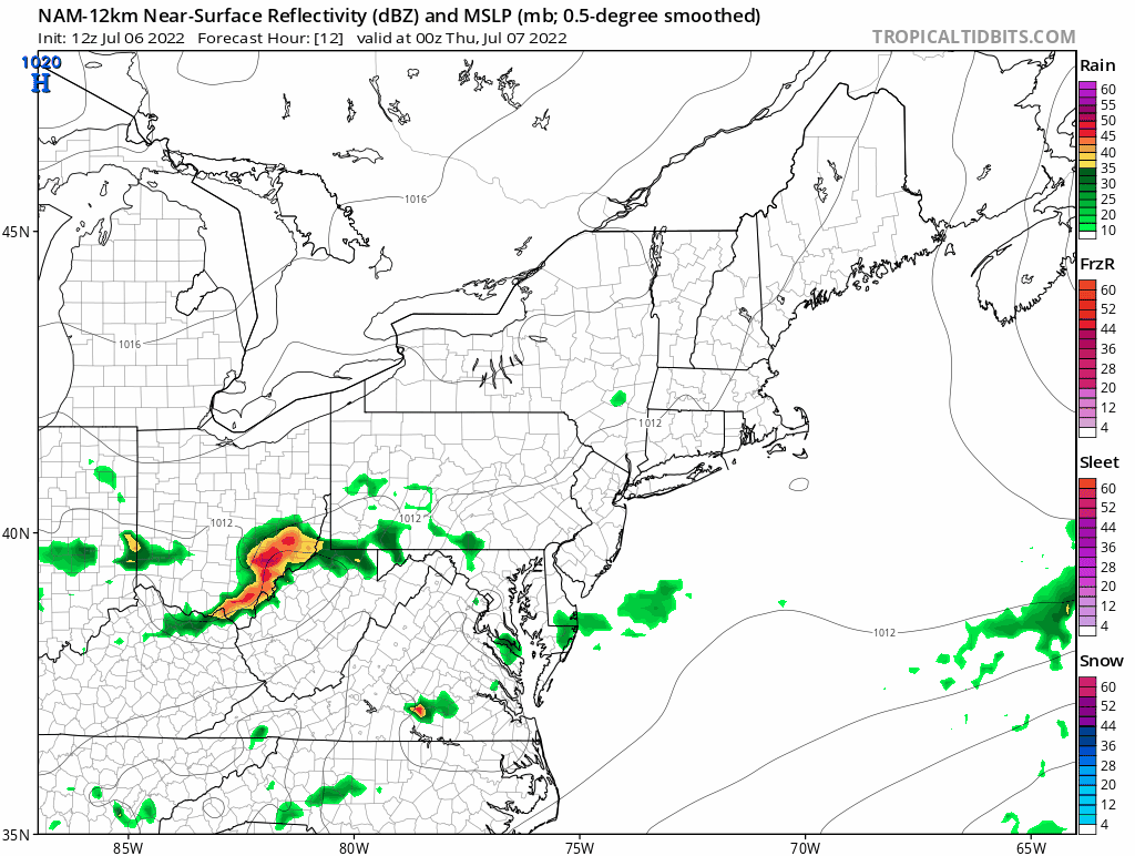 11:15 AM | ***Heavy rain/thunderstorms a threat once again in parts of the Mid-Atlantic region from later this afternoon through tonight...DC-to-Philly the likely threat zone***