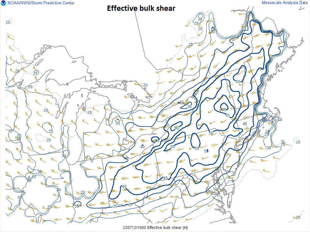 12:15 PM | ***Strong-to-severe thunderstorm threat late today/tonight in the DC-to-Philly-to-NYC corridor***