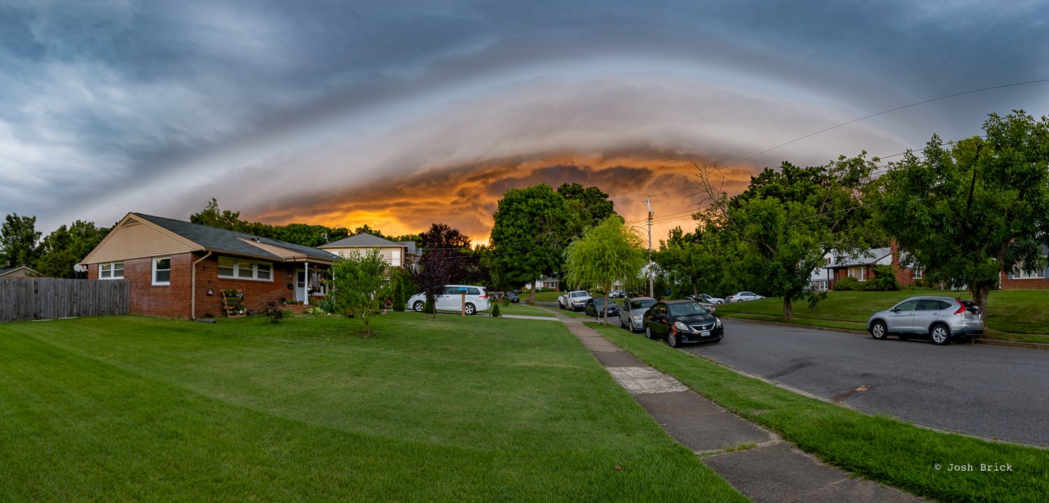 Shelf Cloud over northern Virginia