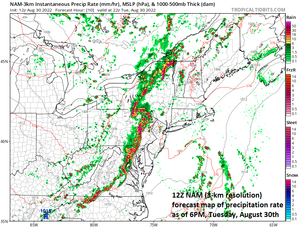 2:20 PM | ***Strong-to-severe thunderstorm threat later today/early tonight with arrival of cool front…noticeably less humid tomorrow and nice weather continues Thursday and Friday***