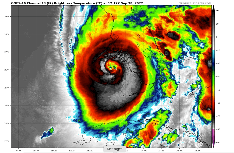 *****Slow-moving and catastrophic Hurricane Ian impacts Florida...extreme rainfall/damaging winds/isolated tornadoes/dangerous storm surge...heavy rain/strong winds to move up thru eastern US*****