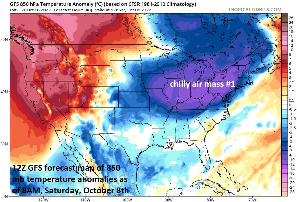 2:00 PM | ***Next chilly air mass headed to the Mid-Atlantic region for this weekend…additional chilly air masses are destined to push in during the next couple weeks***