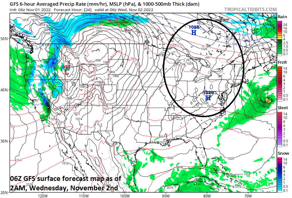 9:00 AM | *After last night’s rainout, the weather looks quite favorable in Philly for World Series games 3, 4 and 5*