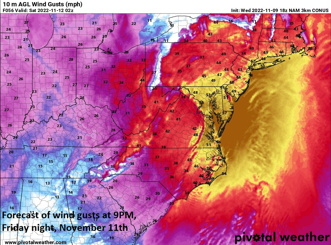 10:00 AM | ***Significant rain and wind event from Florida-to-Maine next 24-48 hours as tropical moisture rides up through eastern states…cold pattern to follow across much of the nation***