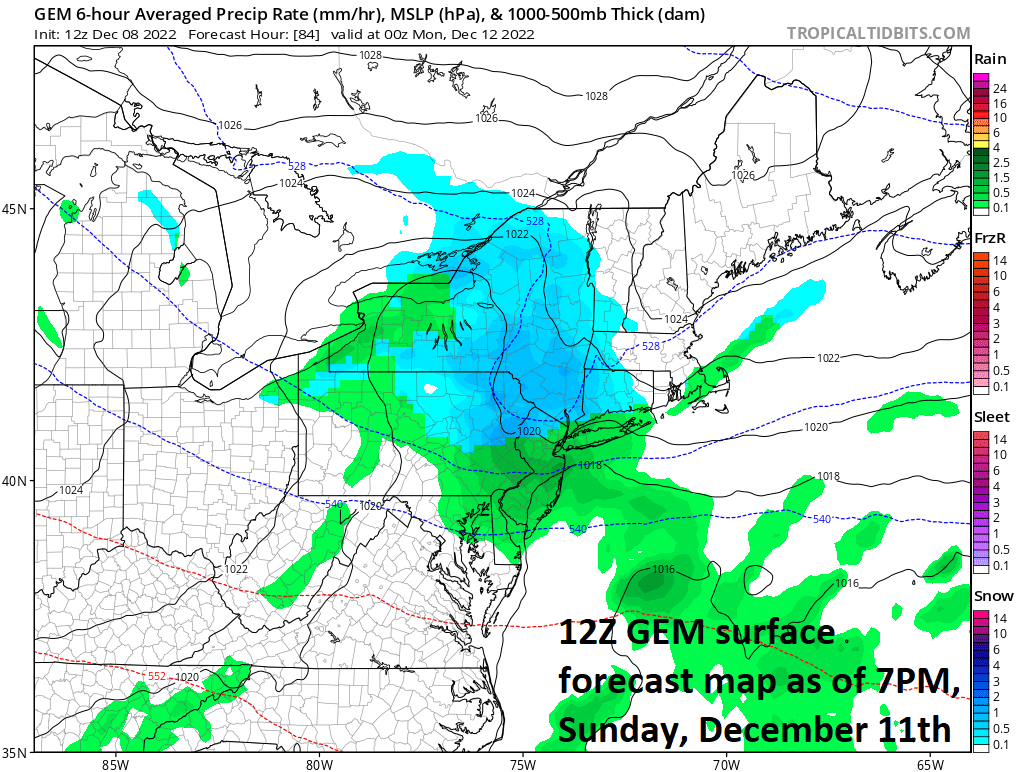 2:00 PM (Fri.) | ****Rain/snow in Mid-Atl. on Sunday…mid-week Northern Plains blizzard, MS/TN Valley severe weather threat...wintry mix possible in Mid-Atl. Thurs/Fri...…cross-polar flow****