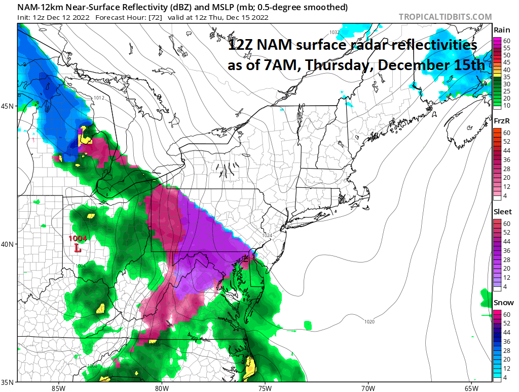 1:00 PM | ***Wintry mix at onset of late week storm system in Mid-Atlantic region…very cold pattern now across much of Europe/Asia…sets up across US later next week…active pattern continues***