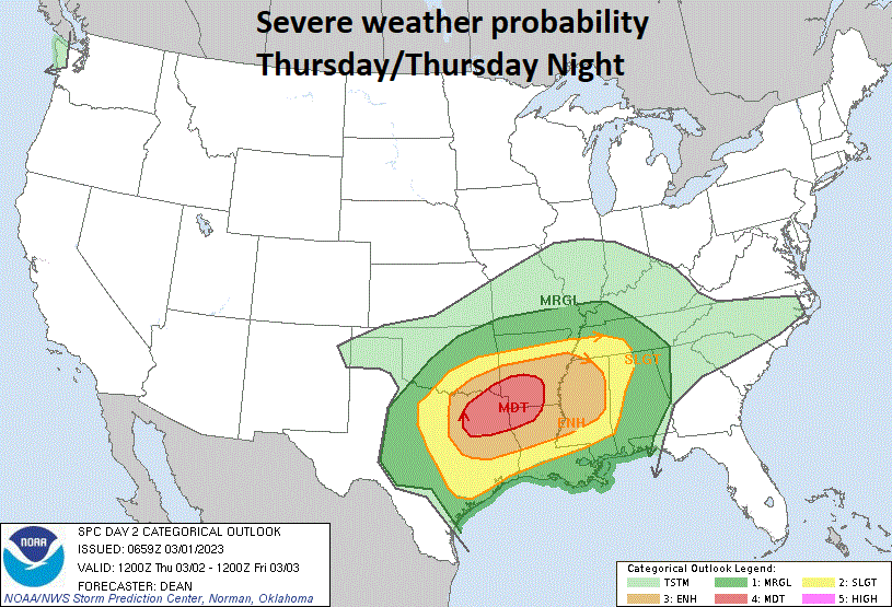 11:30 AM | ***Major storm to impact much of the nation next few days…significant snowfall, flooding rains, ice and a severe weather outbreak***