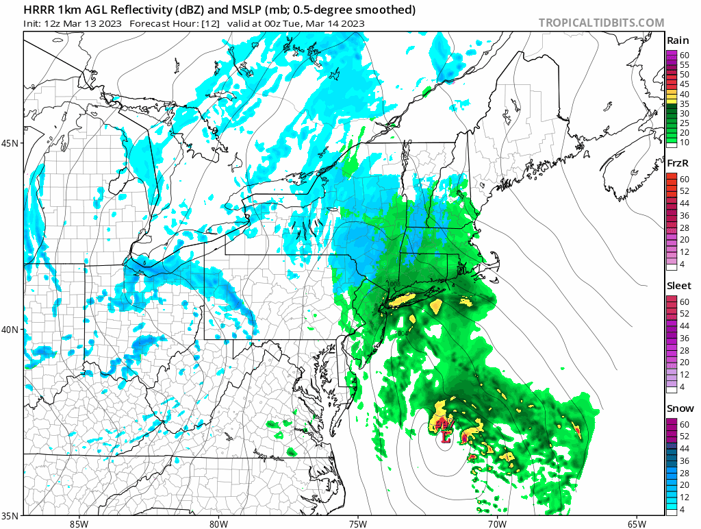12:00 PM | ***Low pressure to intensify rapidly next 24 hours…snow showers on Tuesday to rotate all the way down into SE PA/southern NJ…winds to become a major factor***