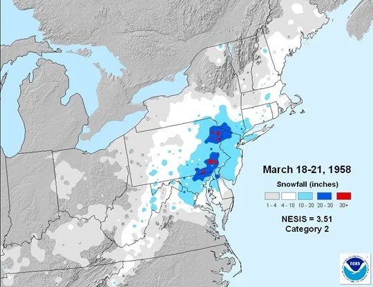 7:15 AM | *The Great Blizzard of March 18-21, 1958…one of the worst snowstorms ever in eastern Pennsylvania*