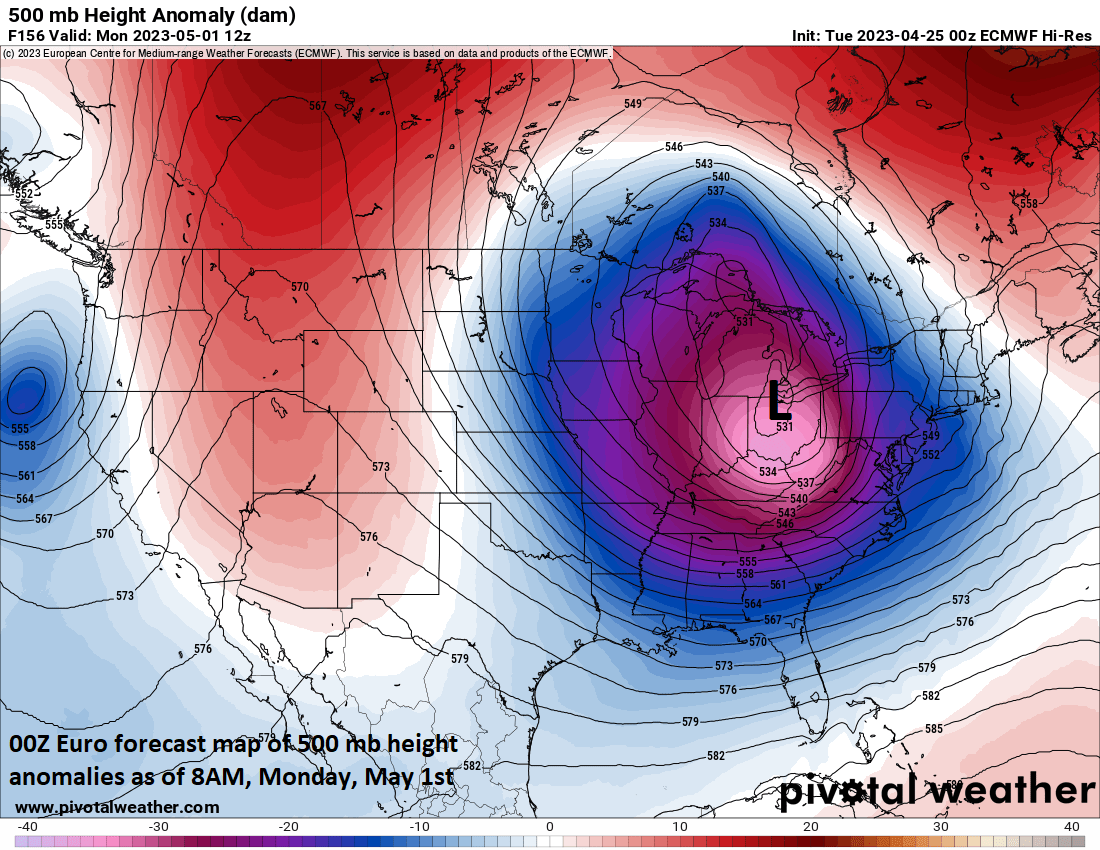 10:45 AM | ***Active weather pattern to continue into May…multiple storm systems can impact Mid-Atlantic/Northeast US from Friday into Monday***