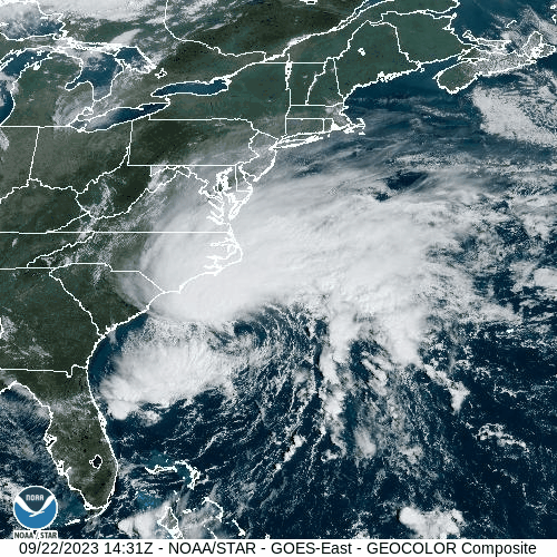 11:30 AM | ***Tropical storm to be impactful along the east coast with heavy rain, strong winds, coastal flooding, rough surf…an outside chance of reaching hurricane status before landfall***