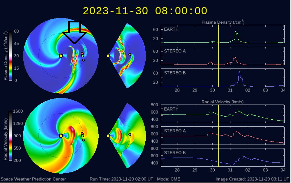 10:45 AM | *The Earth’s upper atmosphere is an interesting place these days…to be impacted by a “cannibal” coronal mass ejection in the near-term and there is an on-going stratospheric warming event*