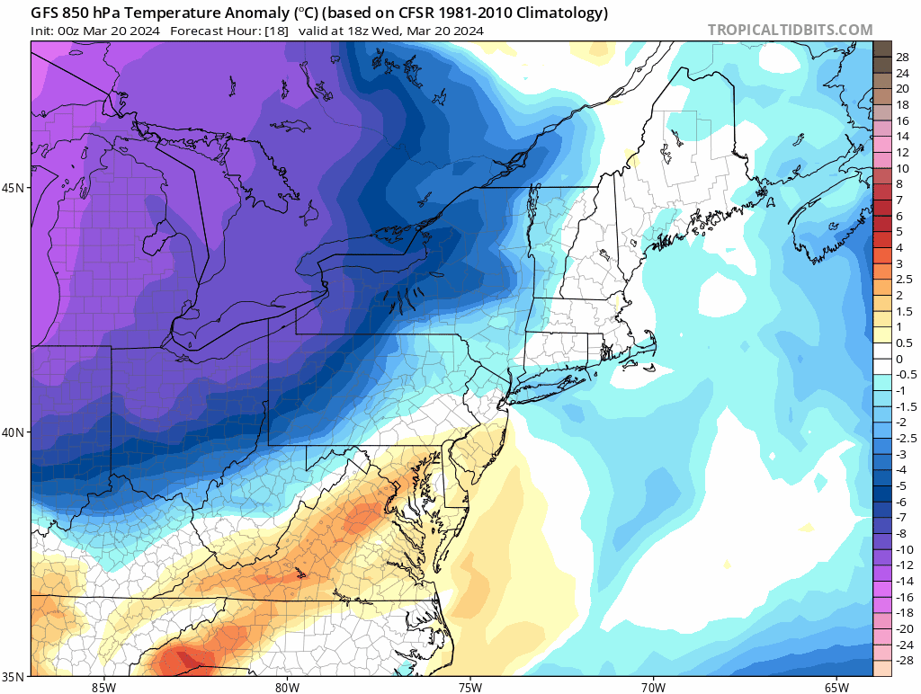 ****Another cold shot pushes into the Mid-Atlantic region with overnight lows in the 20's…heavy rain/strong wind event late Friday night/Saturday in Mid-Atlantic...significant snow farther north****