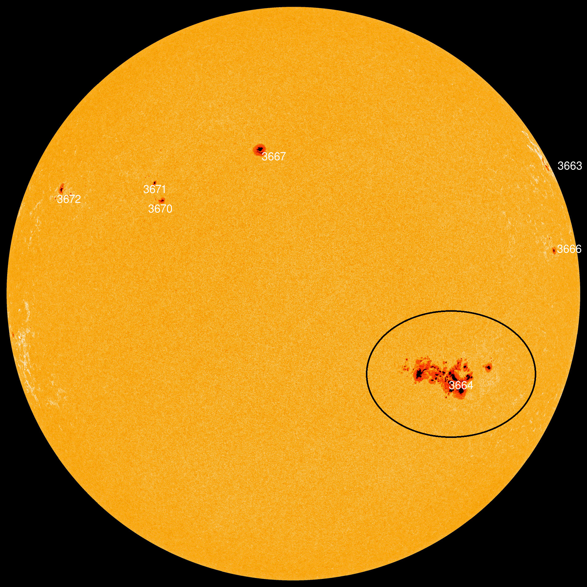 ****Very large sunspot region unleashes five CMEs towards Earth…”severe” geomagnetic storm beginning tonight with auroras much farther south than usual...potential other impacts****