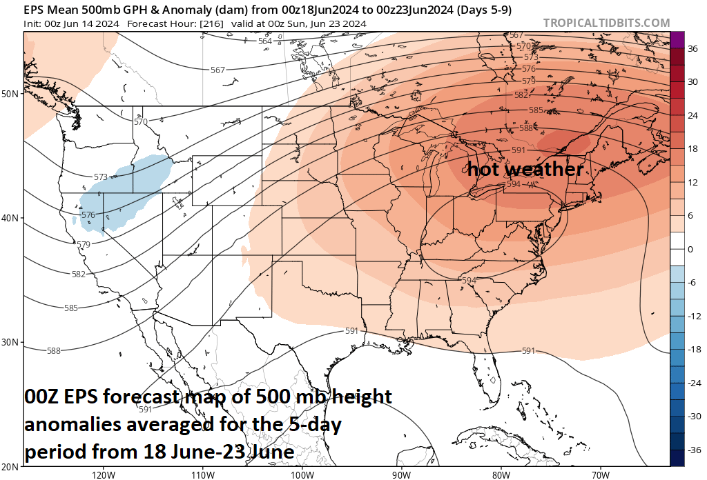 Friday AM - **Possible strong-to-severe storms later today/early tonight…a comfortable weekend...hot stretch of weather begins early next week and it could last awhile**